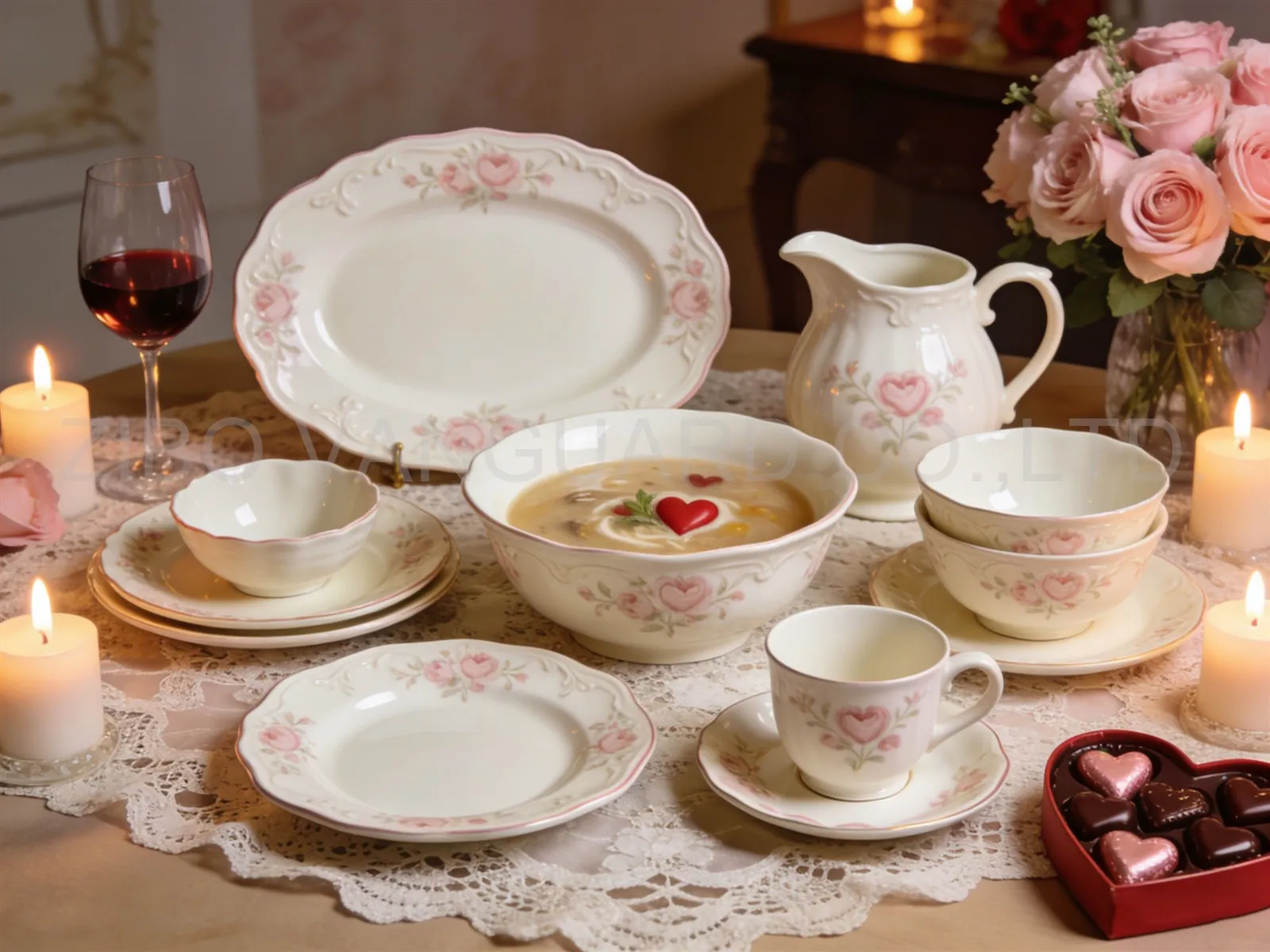 Complete Porcelain Dinner Set Complete Porcelain Dinner Set