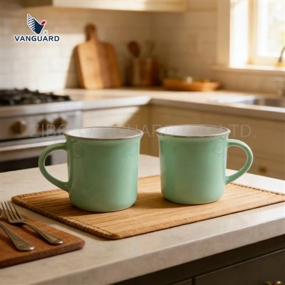 Camping-Kaffeetasse aus Keramik